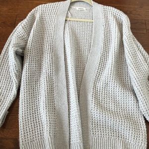 Grey cardigan